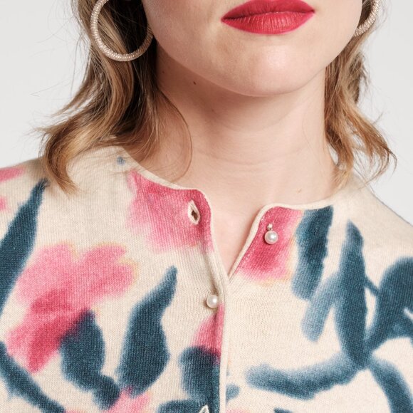 Francis Valentine Cardigan - Pink Lotus, new w/ tags - Picture 2 of 5